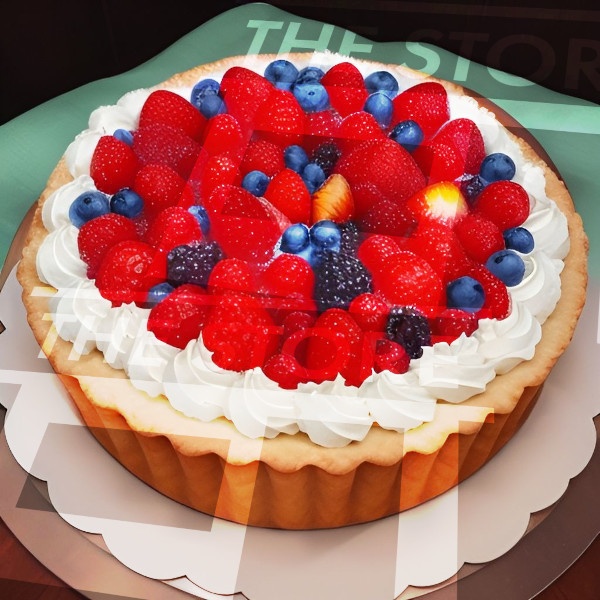 【イラスト素材】いちごのタルト