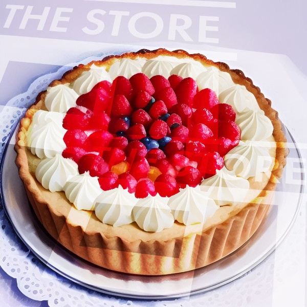 【イラスト素材】いちごのタルト