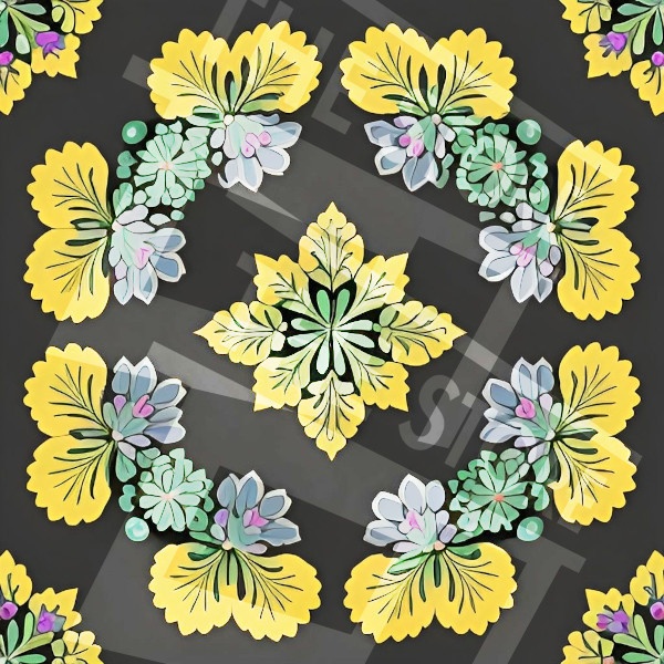 【イラスト素材】葉っぱの壁紙1