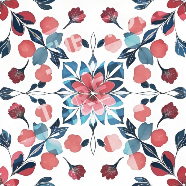 【イラスト素材】花の壁紙3