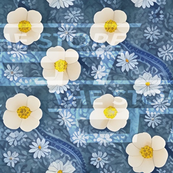 【イラスト素材】花の壁紙2