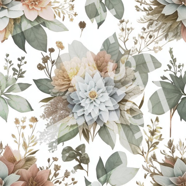 【イラスト素材】ドライフラワーの壁紙1