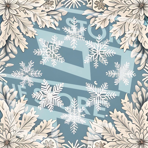 【イラスト素材】結晶のフレーム1