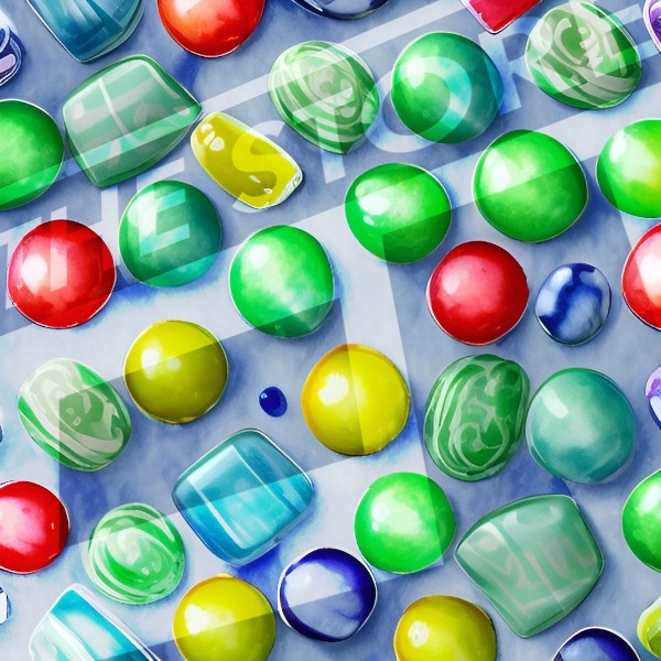 【イラスト素材】チョコレートキャンディーの壁紙