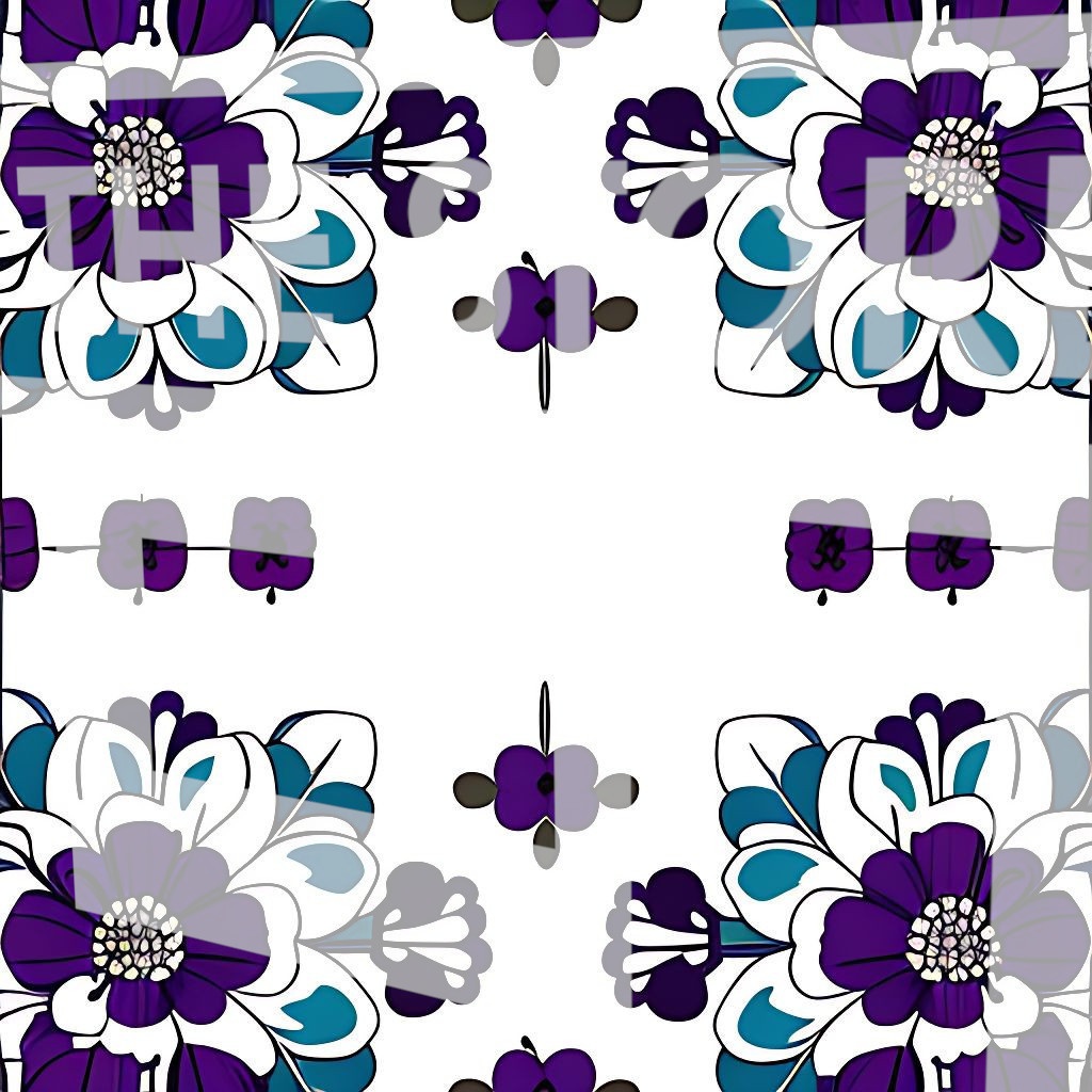 【イラスト素材】花の模様8