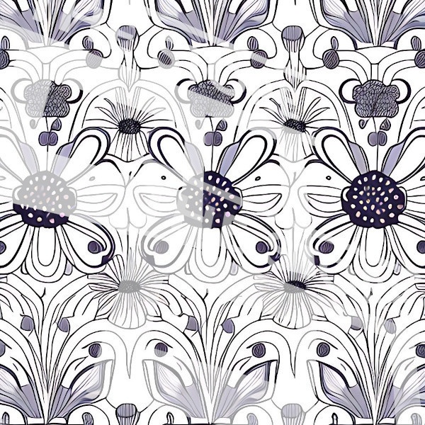 【イラスト素材】花の模様9