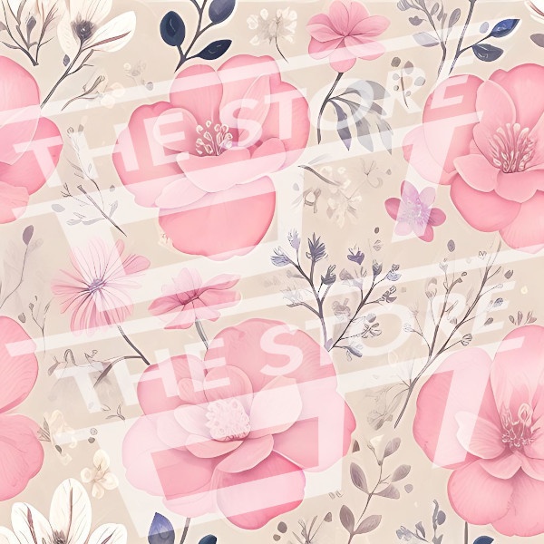 【イラスト素材】花の模様10