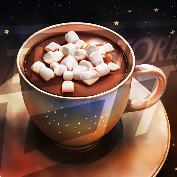 【イラスト素材】マシュマロココア1