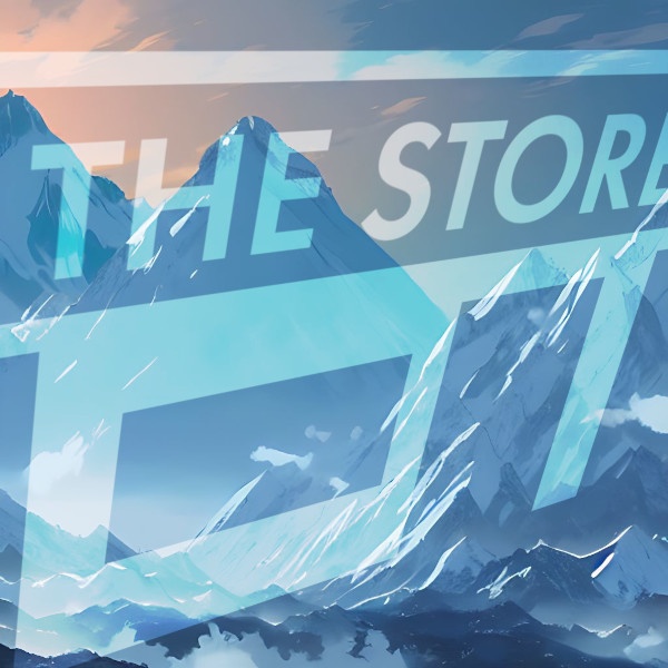 【イラスト素材】雪山の風景1