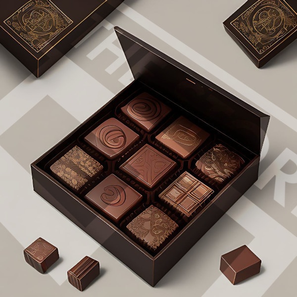 【イラスト素材】チョコレートボックス1