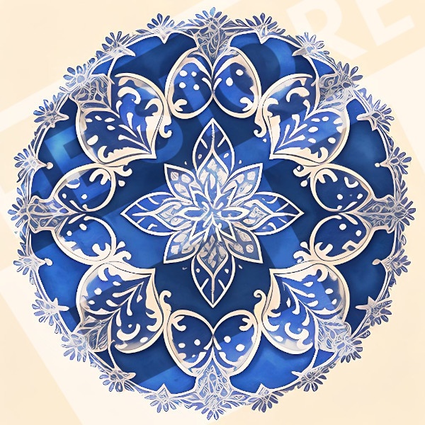 【イラスト素材】ノルディック風の模様3