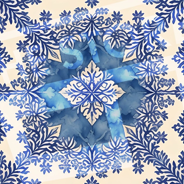 【イラスト素材】ノルディック風の模様3