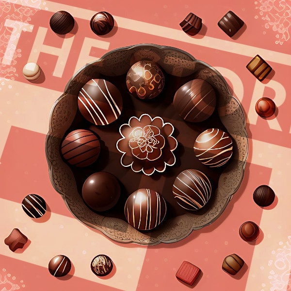 【イラスト素材】チョコレートの壁紙1