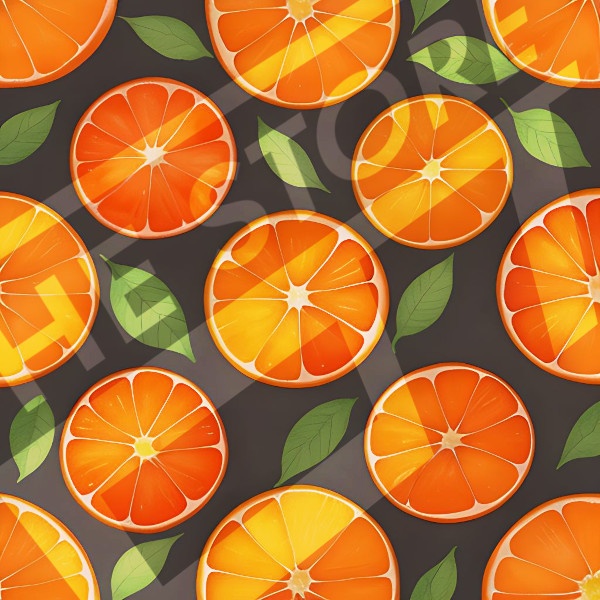 【イラスト素材】オレンジの壁紙2