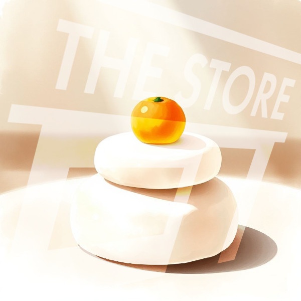 【イラスト素材】鏡餅1