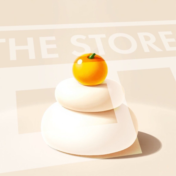 【イラスト素材】鏡餅1