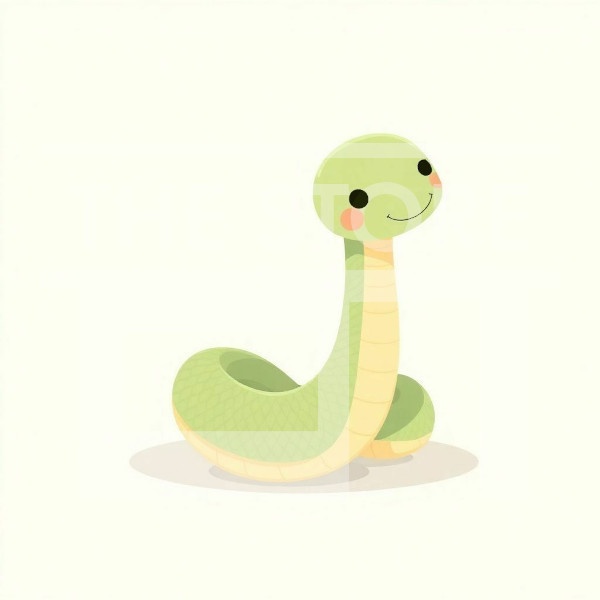 【イラスト素材】ヘビのイラスト1