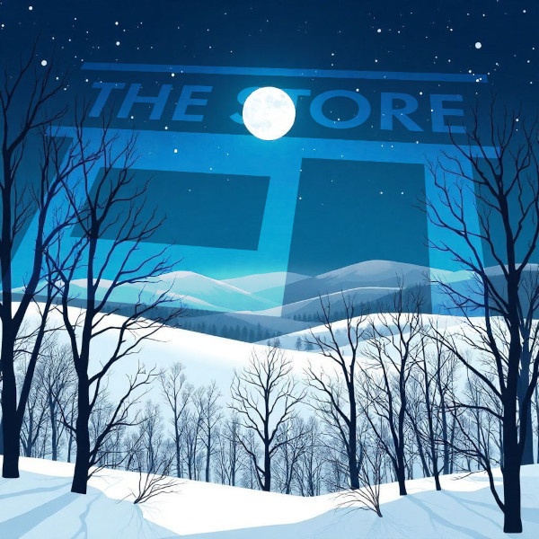 【イラスト素材】冬の風景1