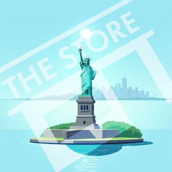 【イラスト素材】ニューヨークのイラスト1