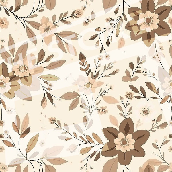 【イラスト素材】花柄のパターン1