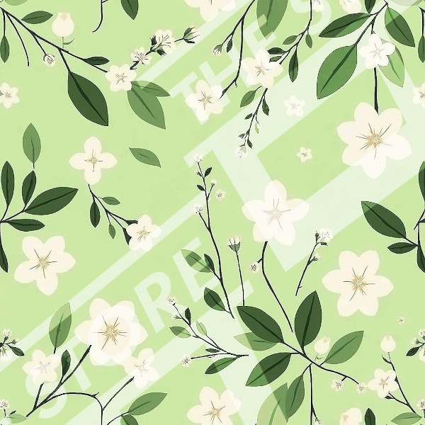 【イラスト素材】花柄のパターン2