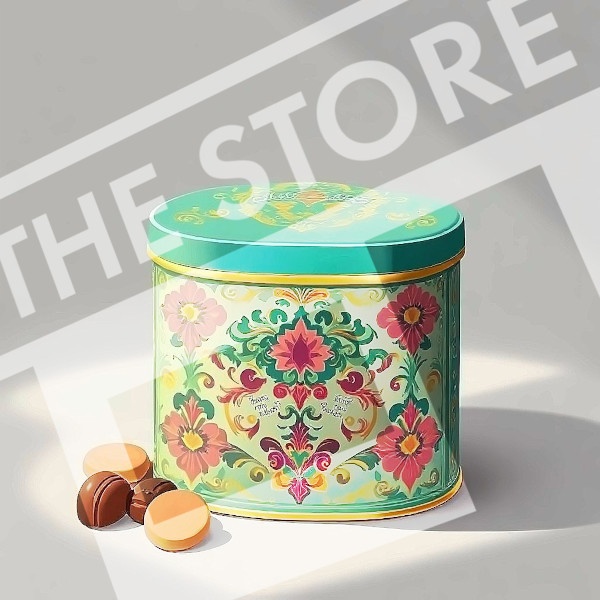 【イラスト素材】クッキーの缶