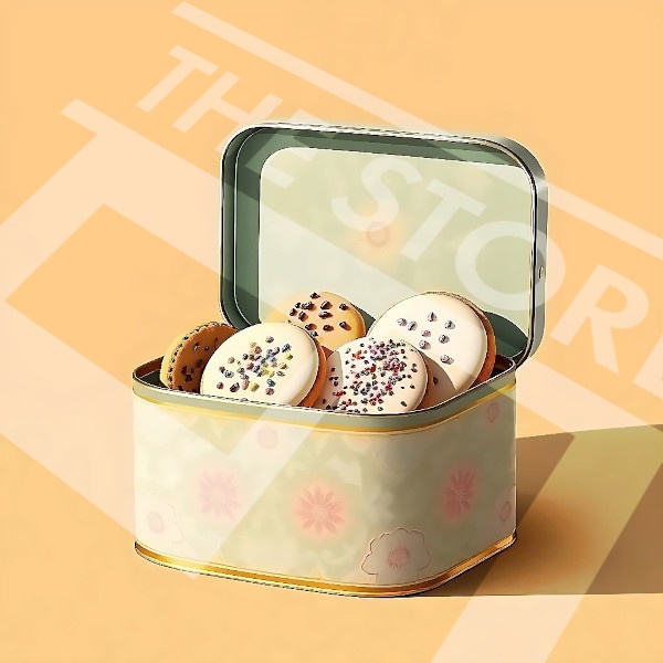 【イラスト素材】クッキーの缶
