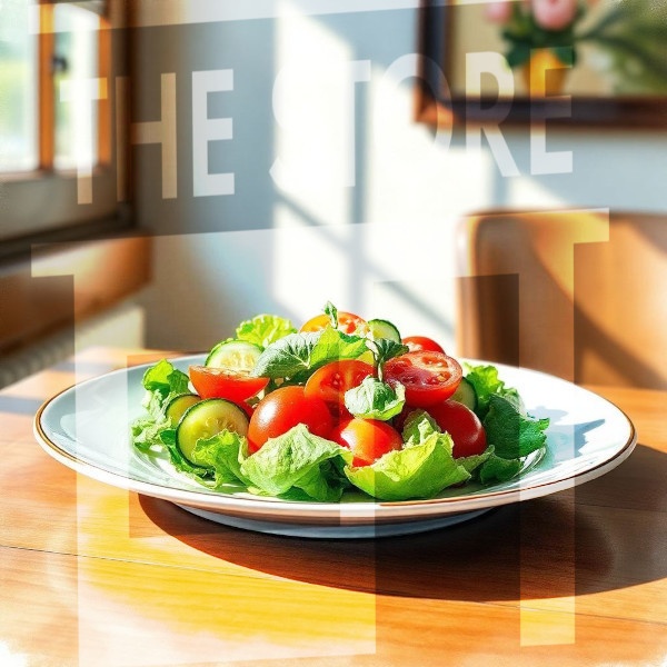 【イラスト素材】野菜のサラダ1