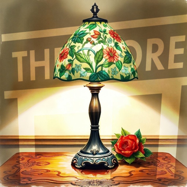 【イラスト素材】電気スタンド1