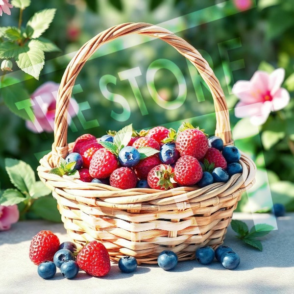 【イラスト素材】三種のいちご1