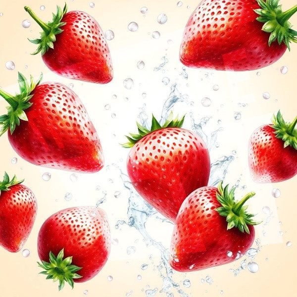 【イラスト素材】三種のいちご1