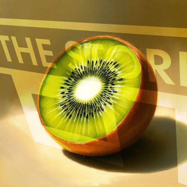 【イラスト素材】キウイフルーツの壁紙1