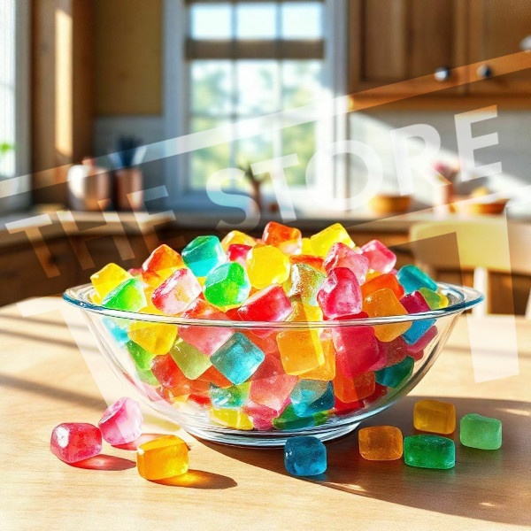 【イラスト素材】カラフルなグミ1