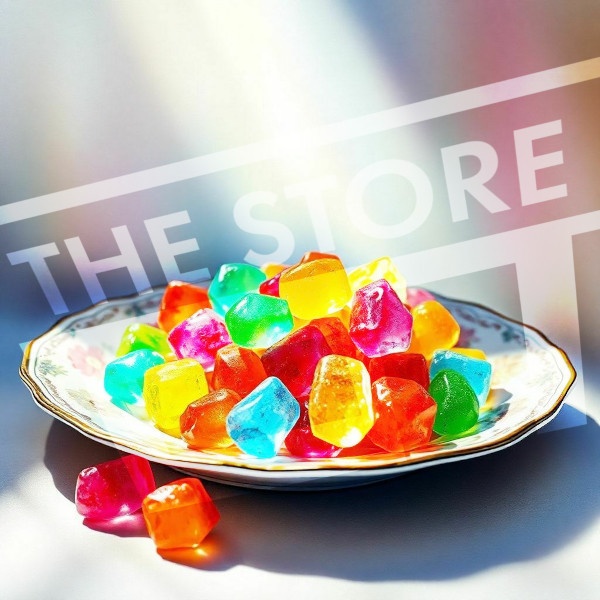 【イラスト素材】カラフルなグミ2