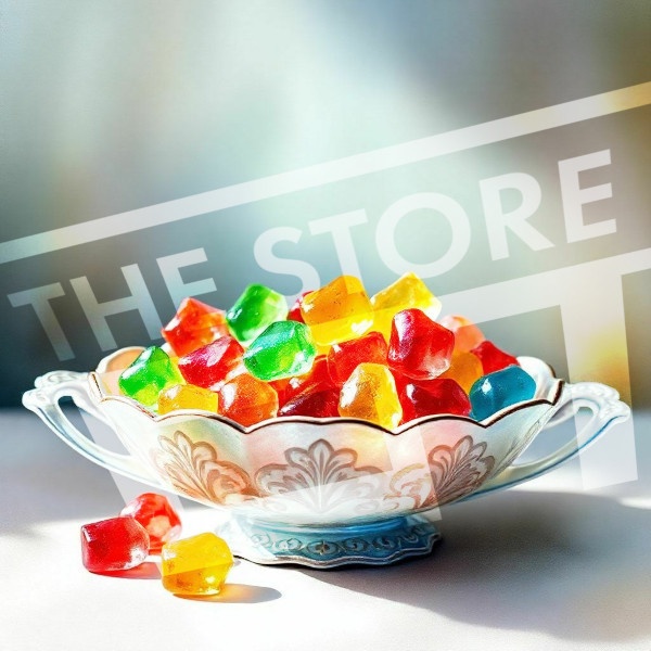 【イラスト素材】カラフルなグミ2