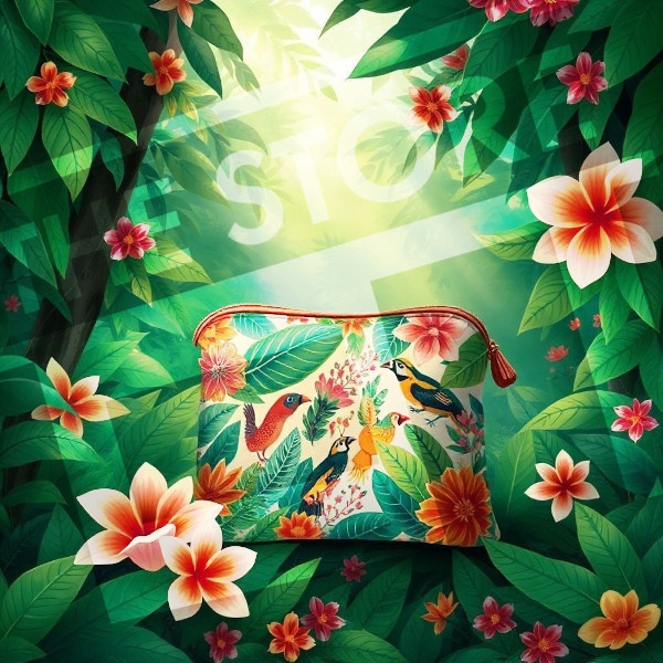 【イラスト素材】色々なデザインのポーチ2