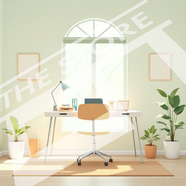 【イラスト素材】シンプルな部屋1