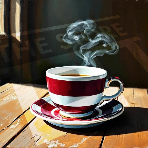 【イラスト素材】コーヒーソーサー1