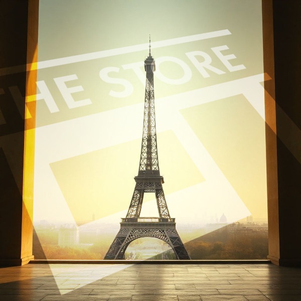 【イラスト素材】エッフェル塔1