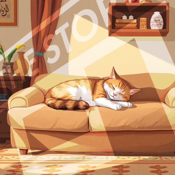 【イラスト素材】眠る猫