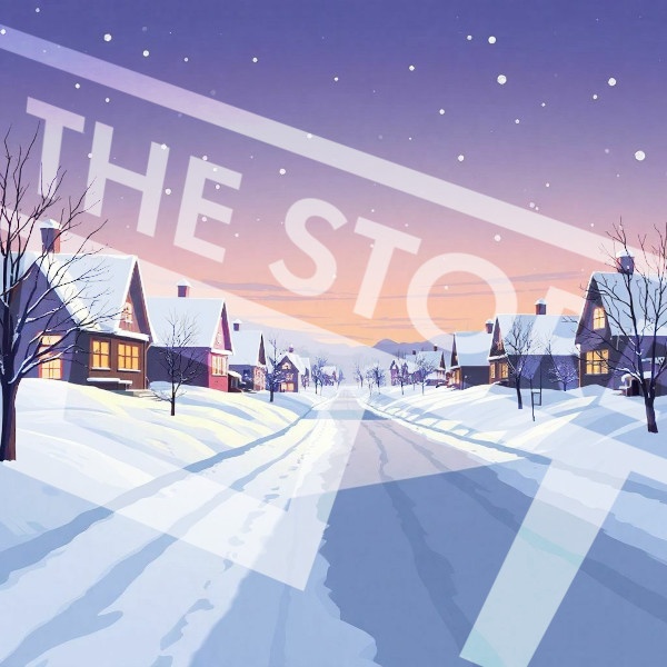 【イラスト素材】冬の風景1