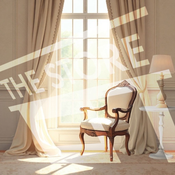 【イラスト素材】椅子と窓1