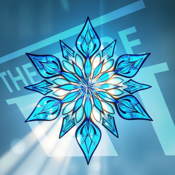 【イラスト素材】ステンドグラスの模様1