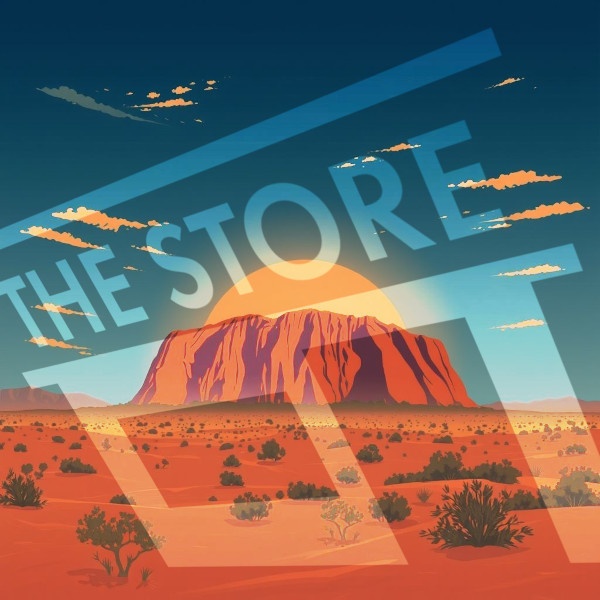 【イラスト素材】オーストラリアの風景1