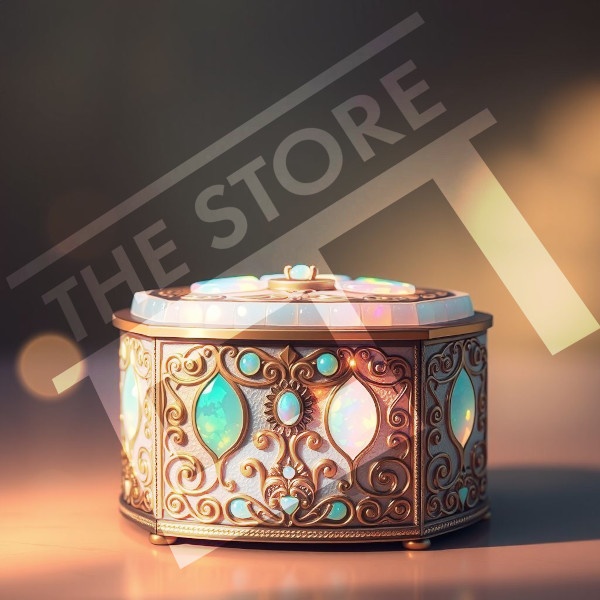 【イラスト素材】宝石箱1