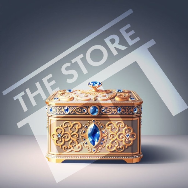 【イラスト素材】宝石箱1