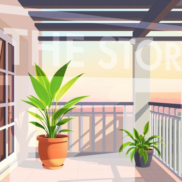 【イラスト素材】観葉植物1