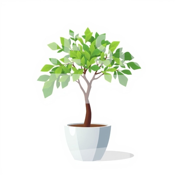 【イラスト素材】観葉植物1