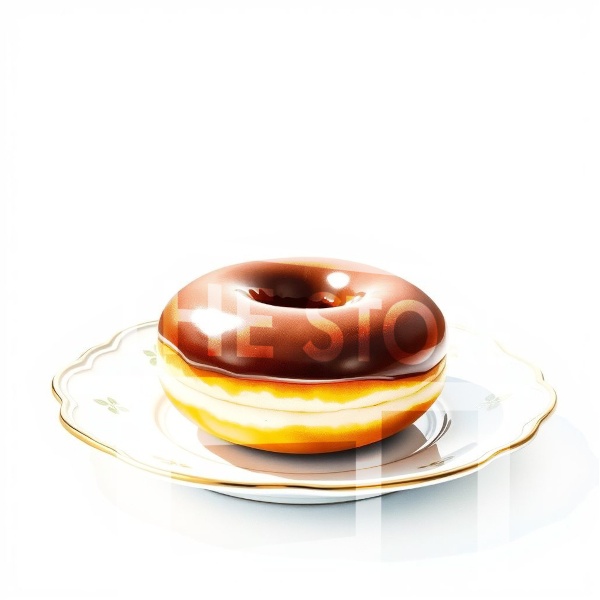 【イラスト素材】ドーナツ1