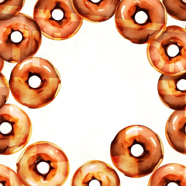 【イラスト素材】ドーナツ1